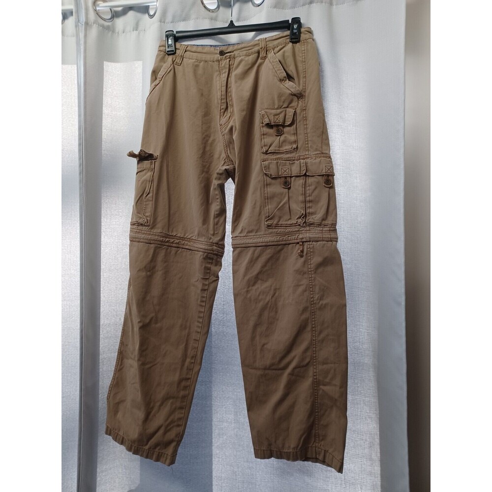 VTG Plugg Convertible Pants Mens 32/34 Rave Baggy Skate Y2K 2000s‎ Cargo Grunge